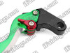 Green CNC blade brake & clutch levers for Suzuki GSXR1000 2005 2006 (F-35/S-35). Our levers are designed as a direct replacement of the stock levers but more benefit over the stock ones