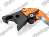 Orange CNC blade brake & clutch levers for Suzuki GSXR1000 2007 2008 (F-35/S-14). Our levers are designed as a direct replacement of the stock levers but more benefit over the stock ones
