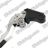 Silver CNC blade brake & clutch levers for Suzuki Hayabusa GSXR1300 1997 to 2007 (F-14/S-14). Our levers are designed as a direct replacement of the stock levers but more benefit over the stock ones.