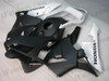 Honda CBR600RR 2003 2004 matt white and matt black fairing kits, this Honda CBR600RR 2003 2004 plastics was applied in matt white and matt black graphics, this 2003 2004 CBR600RR fairing set comes with the both color and decals shown as the photo.If you want to do custom fairings for CBR600RR 2003 2004,our talented airbrusher will custom it for you