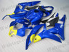 Oringal quality fairings for 2007 2008 Honda CBR600RR with blue and yellow spot color scheme/graphcis. These aftermarket fairing kits are oem factory quality, fast shipping and easy installation. The replacement fairings for 2007 2008 CBR600RR can be customized.