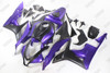 2007 2008 Honda CBR600RR candy purple_matte black fairing kit