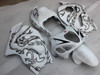1999 to 2007 Suzuki Hayabusa GSX1300R matte white dragon fairing