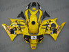 Honda CBR600 F3 1995 1996 yellow fairing kits, 1995 1996 Honda CBR600 F3 yellow plastic.This Honda CBR600 F3 1995 1996 fairing kits was applied in yellow graphics, this 1995 1996 CBR600 fairing set comes with the both color and decals shown as the photo.If you want to do custom fairings for CBR600 F3 1995 1996,our talented airbrusher will custom it for you.