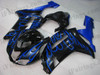 2007 2008 Kawasaki Ninja ZX-6R blue flame fairings