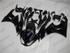 2009 2010 2011 2012 Kawasaki Ninja ZX6R ZX6RR gloss black fairings