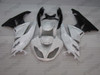 2009 2010 2011 2012 Kawasaki Ninja ZX6R ZX6RR white and black fairings