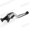 Silver/Black CNC adjustable folding and extendable levers for Honda CBR600 F3 1995 to 2007 (F-18/H-626). Our levers are designed as a direct replacement of the stock levers but more benefit over the stock ones.