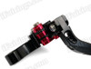 Black CNC adjustable folding and extendable levers for Honda CBR600RR 2007 to 2012 (F-33/Y-688H). Our levers are designed as a direct replacement of the stock levers but more benefit over the stock ones.
