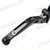 Grey/Black CNC adjustable folding and extendable levers for Honda CBR1000RR FireBlade 2004 2005 2006 2007 (F-33/H-33). Our levers are designed as a direct replacement of the stock levers but more benefit over the stock ones.