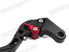 Black CNC adjustable folding and extendable levers for Honda CBR1000RR FireBlade 2008 2009 2010 2011 (F-33/Y-688H). Our levers are designed as a direct replacement of the stock levers but more benefit over the stock ones.