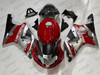 2000 2001 2002 Suzuki GSX-R1000 custom fairing red/silver/carbon fiber scheme