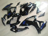 2006 2007 Suzuki GSXR 600/750 gloss black fairing blue graphic