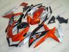 2008 2009 2010 Suzuki GSXR600 GSXR750 K8 K9 K10 orange black and silver fairing kit