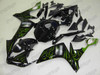 2007 2008 Yamaha YZF R1 green flame fairing.