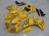 2009 2010 2011 Yamaha YZF R1 yellow flame fairings