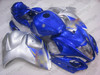 Suzuki Hayabusa GSX1300R blue and silver body kit