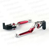 Extendable levers are CNC machined from aircraft grade 6061 T6 billet Aluminium, they are stock levers replacement with more color available.  