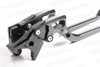 Extendable levers are CNC machined from aircraft grade 6061 T6 billet Aluminium, they are stock levers replacement , 100% precise fitment and levers are color color optional.  