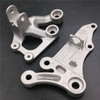 Aluminum alloy made replacement rider/front foot pegs and mount bracket kits for 2006-2010 Suzuki GSX-R600, GSX-R750, this style footrest assembly are light weight than OEM stock footrest and race-inspired design provides excellent traction and feedback. CNC machined from high-impact aluminum for durability and precise fitment.