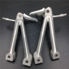 Aluminum alloy made replacement passenger/rear foot pegs and mount bracket assembly for 2008-2010 Suzuki GSX-R600, GSX-R750, these style footrest assembly are light weight than OEM stock footrest and race-inspired design provides excellent traction and feedback. CNC machined from high-impact aluminum for durability and precise fitment.