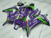 2011 2012 2013 2014 2015 Kawasaki Ninja ZX-10R purple and green fairings