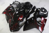 2008 to 2020 Suzuki Hayabusa GSX1300R red flame fairing kit