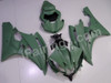 aftermarket fairings and bodywork for 2006 2007 Yamaha YZF R6 in army matte green scheme.