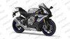 2015 2016 2017 2018 2019 Yamaha YZF R1 original fairing silver and black
