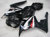 2006 2007 Honda CBR1000RR black graphic fairing kits, aftermarket fairings and bodywork for 2006 2007 Honda CBR1000RR black pattern/scheme.