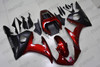 2003 2004 2005 Yamaha YZF-R6 custom fairing red and black
