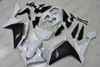 2007 2008 Yamaha R1 white and black fairings