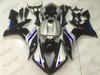 2004 2005 2006 Yamaha R1 black and silver bodywork