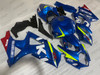 2007 2008 Suzuki GSX-R1000 K7 K8 Suzuki Racing Team body kit in blue