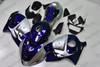 1999 to 2007 Suzuki Hayabusa GSX1300R custom fairing blue and silver
