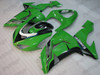 2006 2007 Kawasaki Ninja ZX-10R custom fairing green and black
