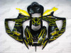 2006 2007 Suzuki GSXR 600/750 yellow flame fairings