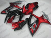 2006 2007 Suzuki GSXR 600/750 custom fairing red black and silver