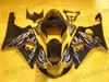 Suzuki GSXR1000 2000 2001 2002 black and white flame fairing kits, this Suzuki GSXR1000 2000 2001 2002 plastics was applied in black and white flame graphics, this 2000 2001 2002 GSXR1000 fairing set comes with the both color and decals shown as the photo.If you want to do custom fairings for GSXR1000 2000 2001 2002,our talented airbrusher will custom it for you