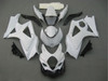 Suzuki GSXR1000 2007 2008 pearl white fairing kits, this Suzuki GSXR1000 2007 2008 plastics was applied in pearl white graphics, this 2007 2008 GSXR1000 fairing set comes with the both color and decals shown as the photo.If you want to do custom fairings for GSXR1000 2007 2008,our talented airbrusher will custom it for you.