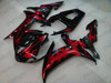 2002 2003 Yamaha YZF-R1 red flame fairing kit