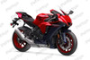 2020 2021 2022 2023 Yamaha YZF-R1 red and black fairings