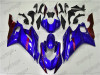 2017 2018 2019 2020 2021 Yamaha YZF-R6 blue and red fairings