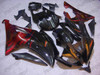 2008 to 2016 Yamaha YZF-R6 black and red fairings