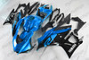 2019 2020 2021 Yamaha YZF-R3 light blue and black fairings