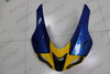 2007 2008 Kawasaki ZX-6R 636 blue and yellow nose fairing
