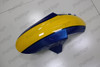 2007 2008 Kawasaki ZX-6R 636 blue and yellow front fender mudguard
