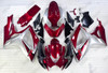 2006 2007 Suzuki GSX-R600/750 candy red_metallic silver bodywork