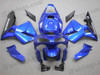 Honda CBR600RR 2003 2004 blue and black fairing kits, this Honda CBR600RR 2003 2004 plastics was applied in blue and black graphics, this 2003 2004 CBR600RR fairing set comes with the both color and decals shown as the photo.If you want to do custom fairings for CBR600RR 2003 2004,our talented airbrusher will custom it for you