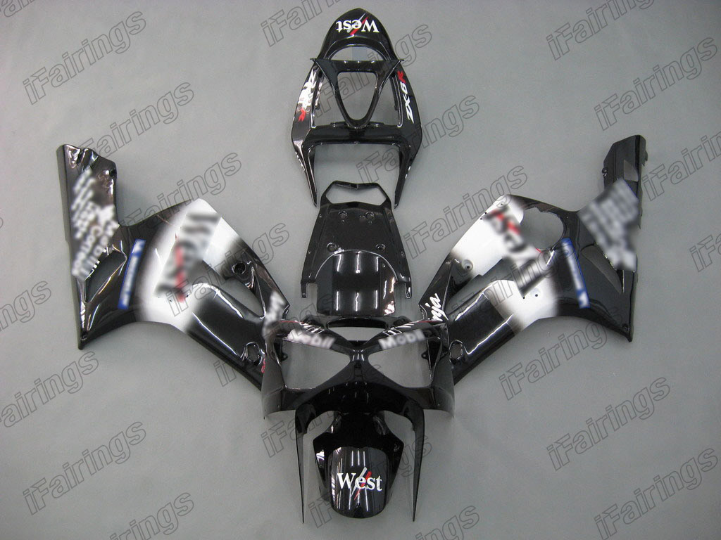 2003 2004 Kawasaki Ninja ZX-6R West fairing kit - iFairings